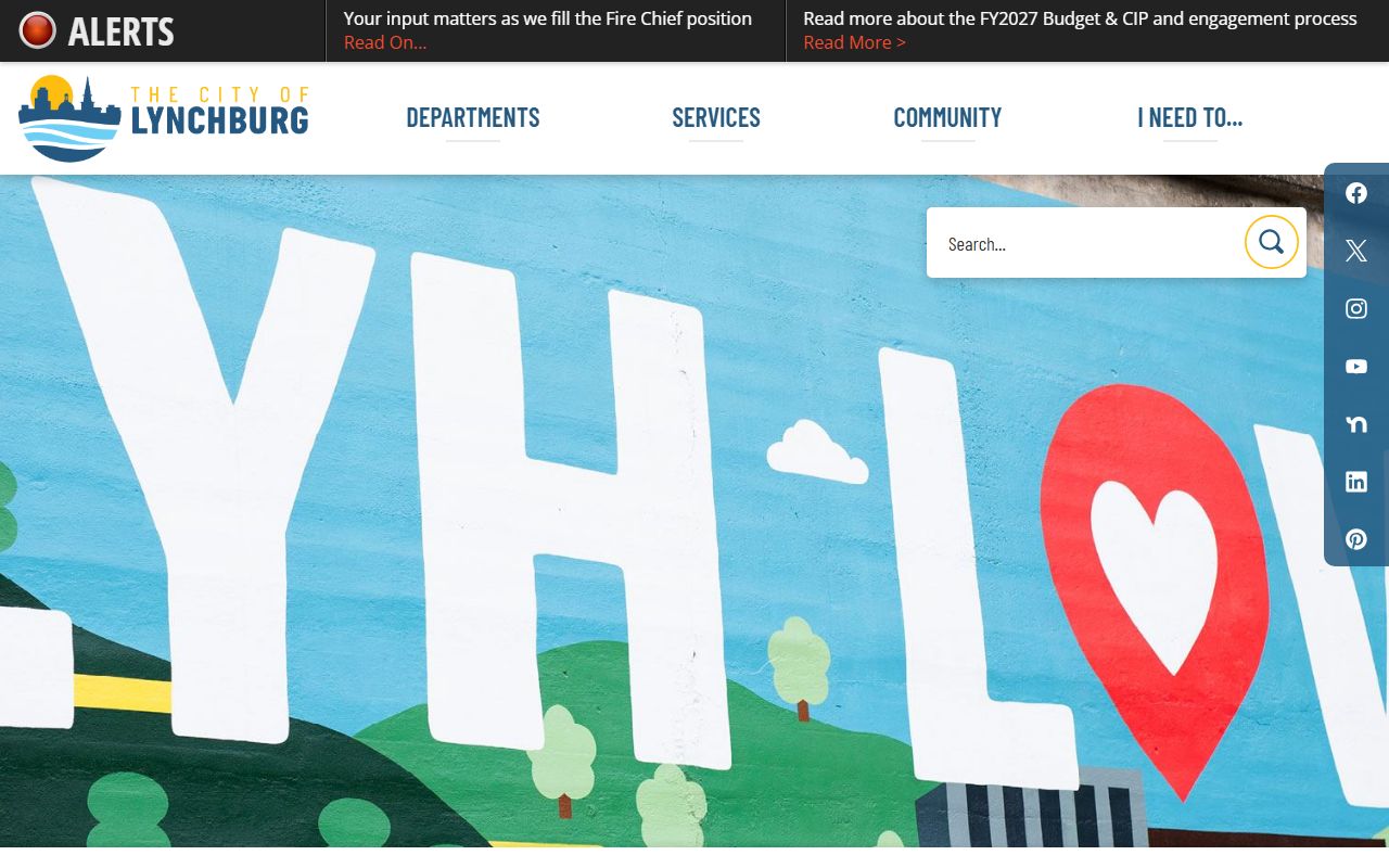 Lynchburg Virginia city government genealogy records