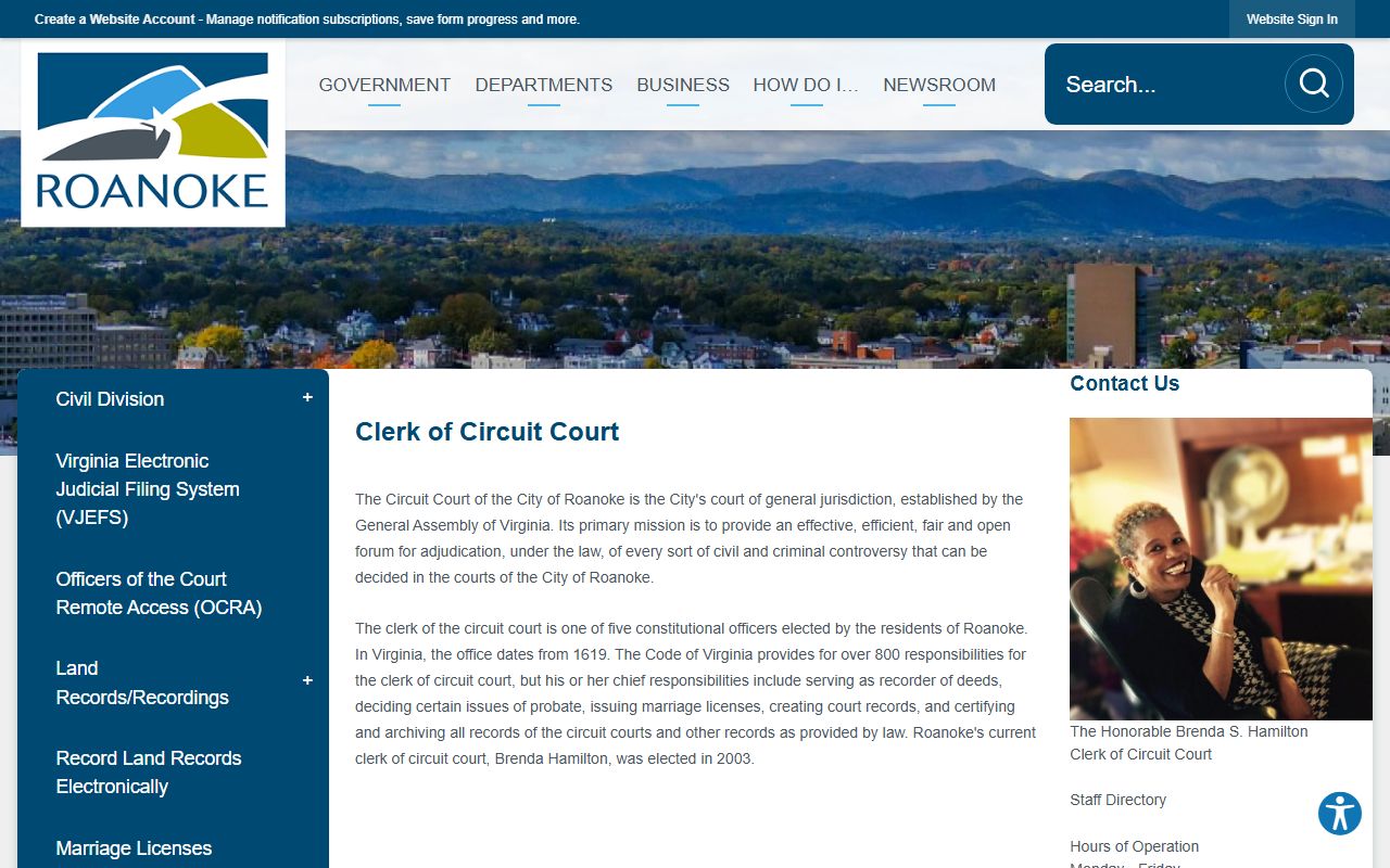 Roanoke genealogy records search
