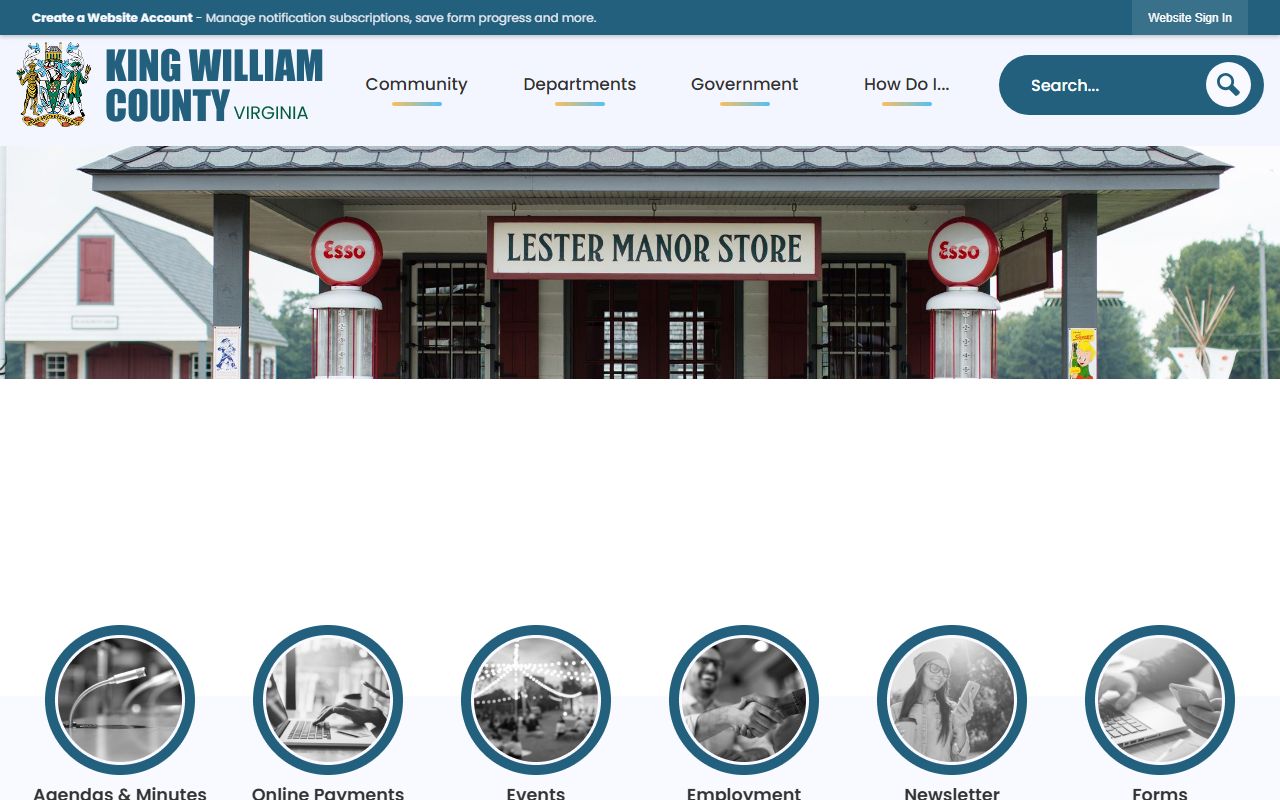 King William County Virginia genealogy records government website