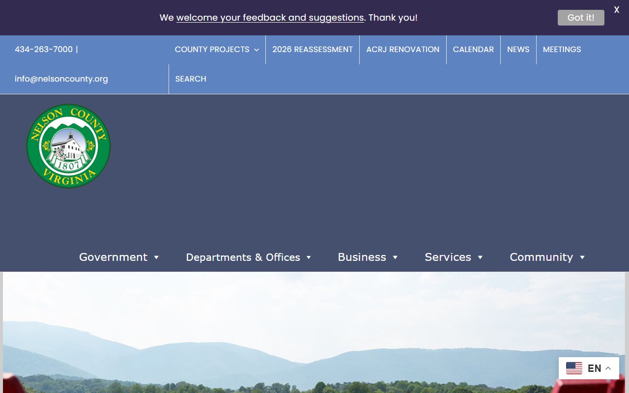 Nelson County Virginia genealogy and family history archive