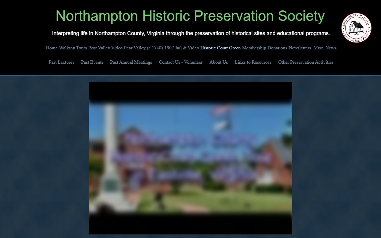 Northampton County Virginia genealogy records at the Historic Court Green