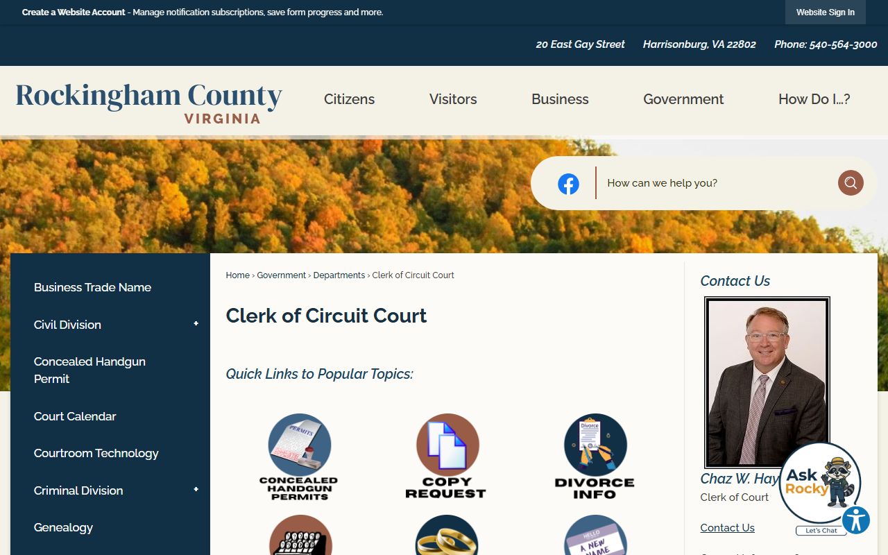 Rockingham County Virginia genealogy land grants records Harrisonburg