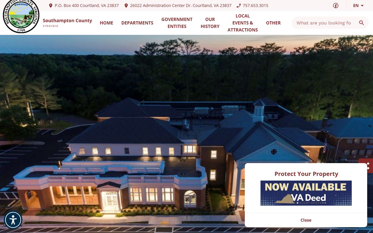 Southampton County Virginia genealogy courthouse documents