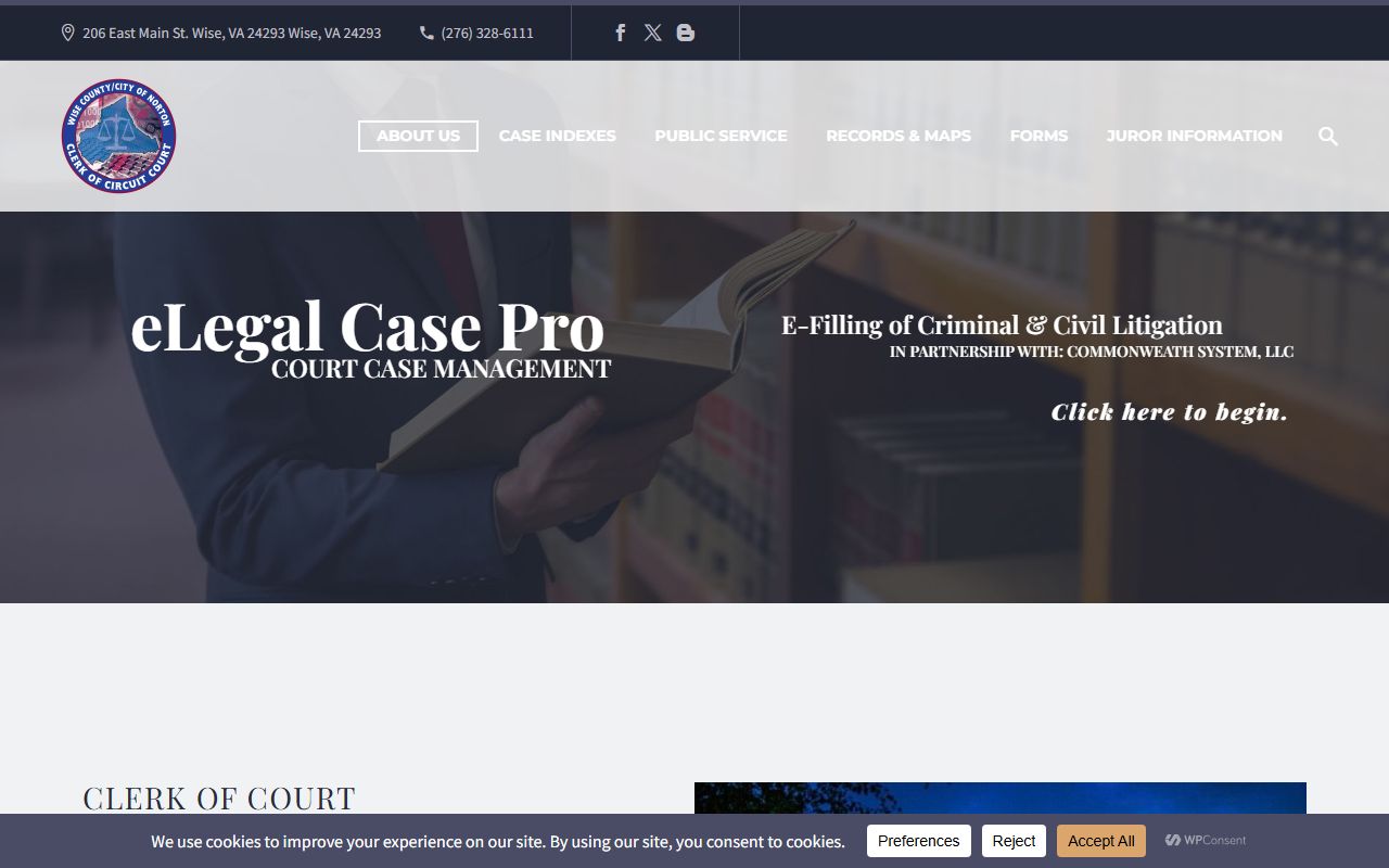 Wise County Virginia genealogy records Circuit Court